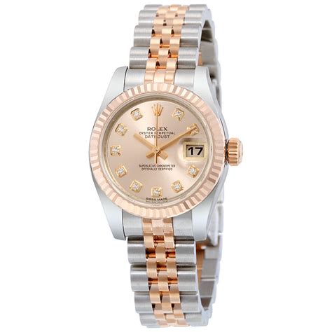 rolex lady datejust 18kt